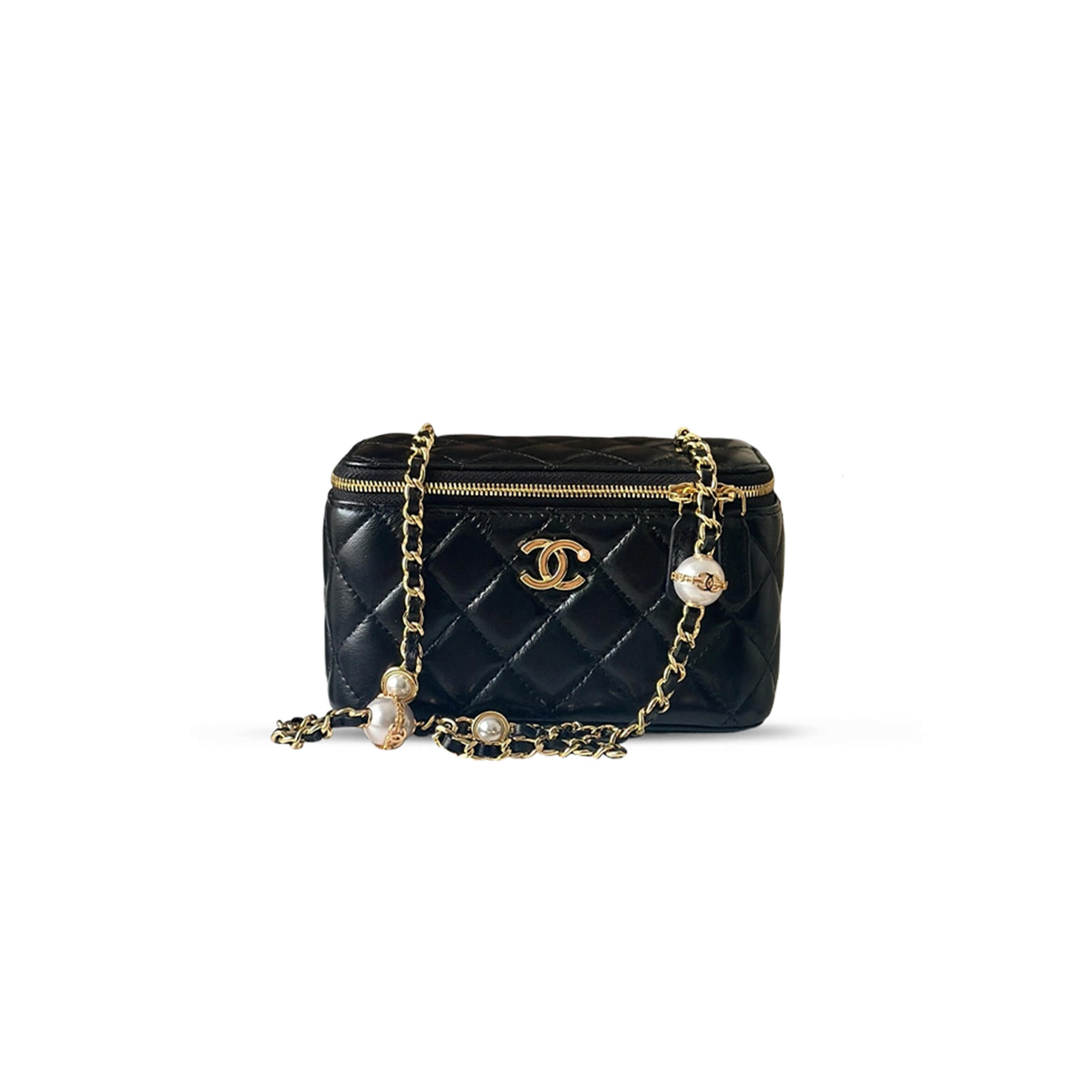 Ch**el master long vanity case with chain a66062 (17*10*8cm)
